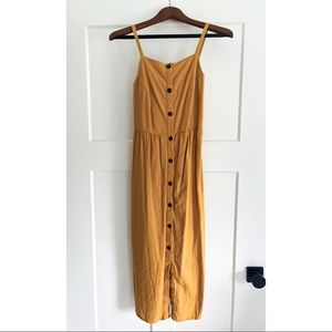 Old Navy, Small, Midi, Yellow Dress